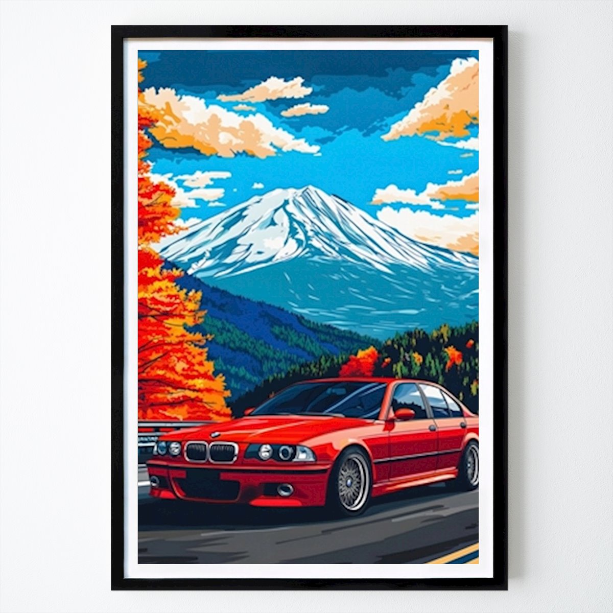 Sport & Hobbies Poster: BMW E39 M5 van Moca Safari