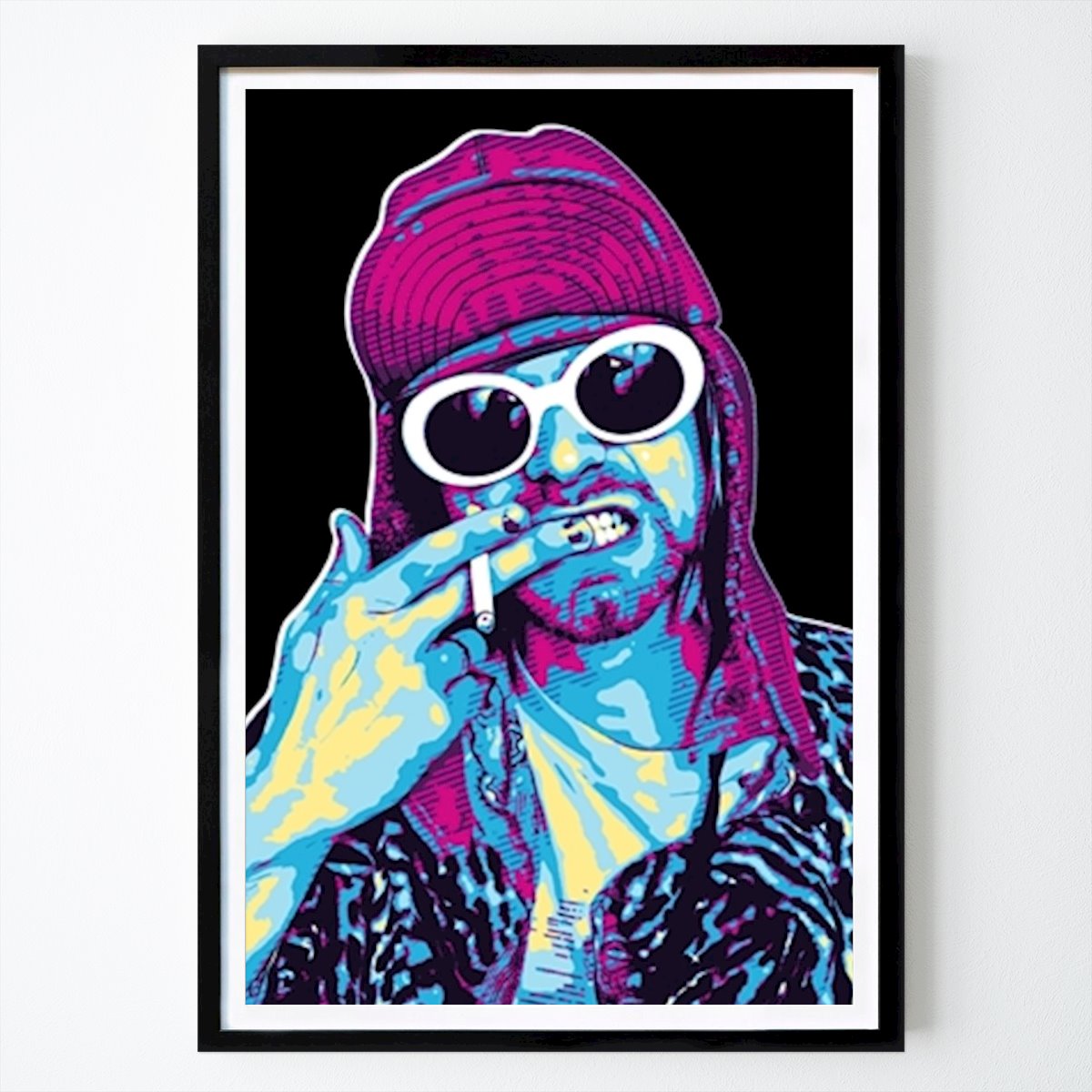 Retro & Vintage Poster: Kurt Cobain von Nellco Art