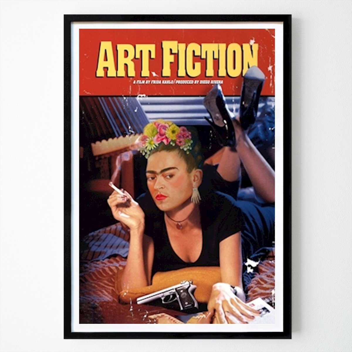 Pop Art Affiche: Art Fiction par Bekir Ceylan