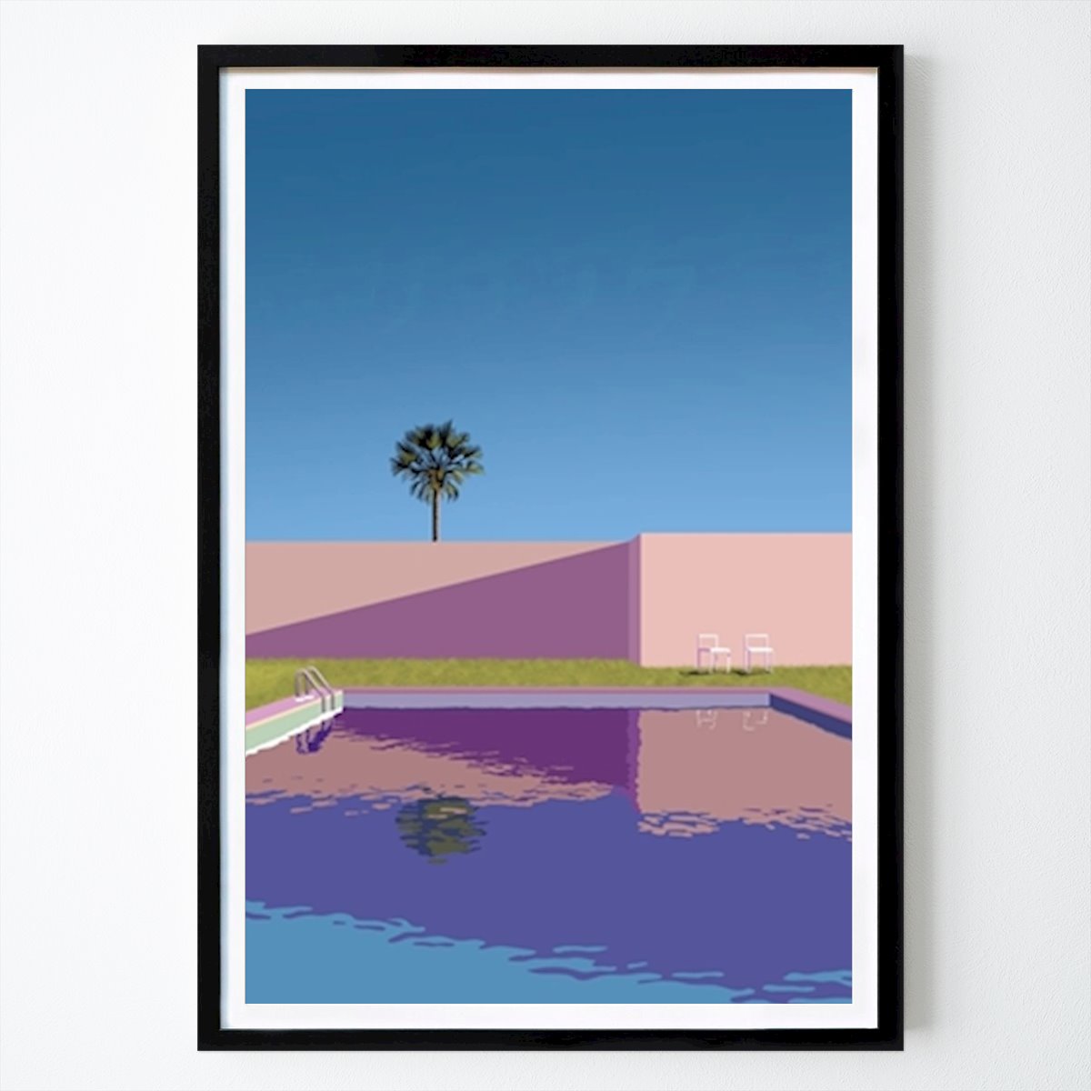 Retro & Vintage Poster: Retro Swimming Pool 1 by Khariyanul Fathoni