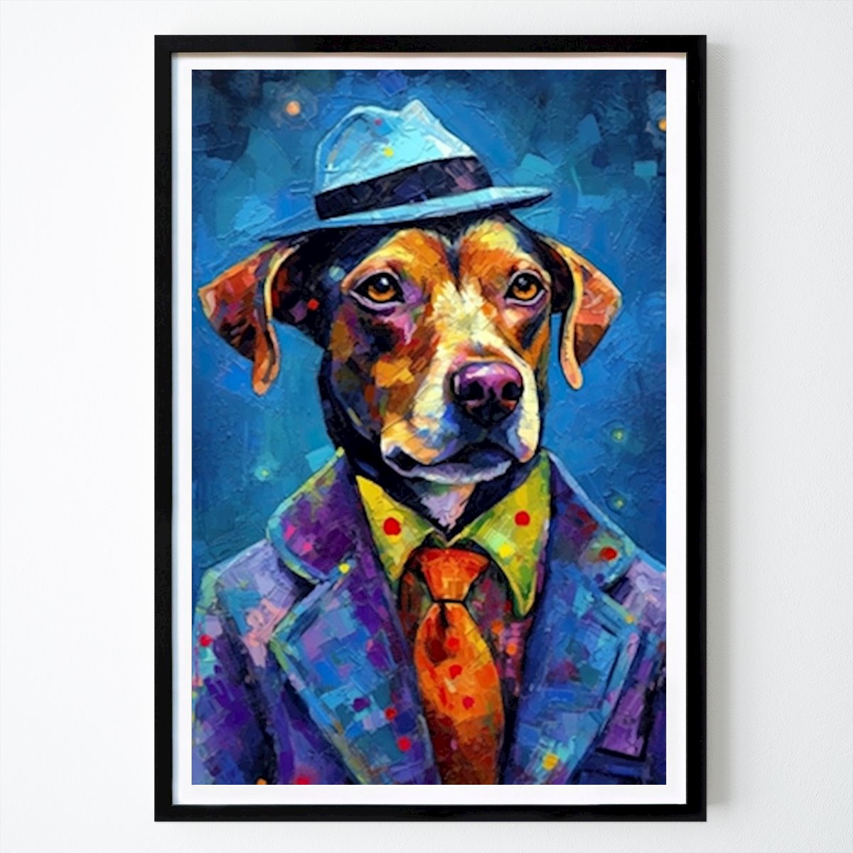 Djur Poster: Snygg beagle i kostym av Gaspard Futuriste