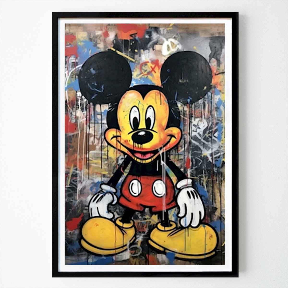 Abstrakcja Plakat: Wibracje myszy graffiti autorstwa Urban Beat Prints