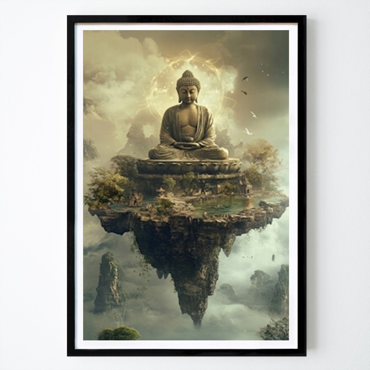 Natur Poster: Schwebendes Buddha-Reich von Maulin