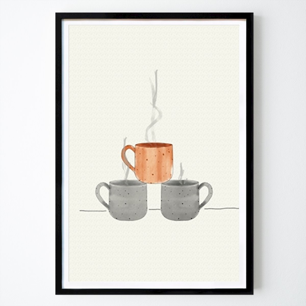 Kjøkken Plakat: Kaffekrus av Edita Brus