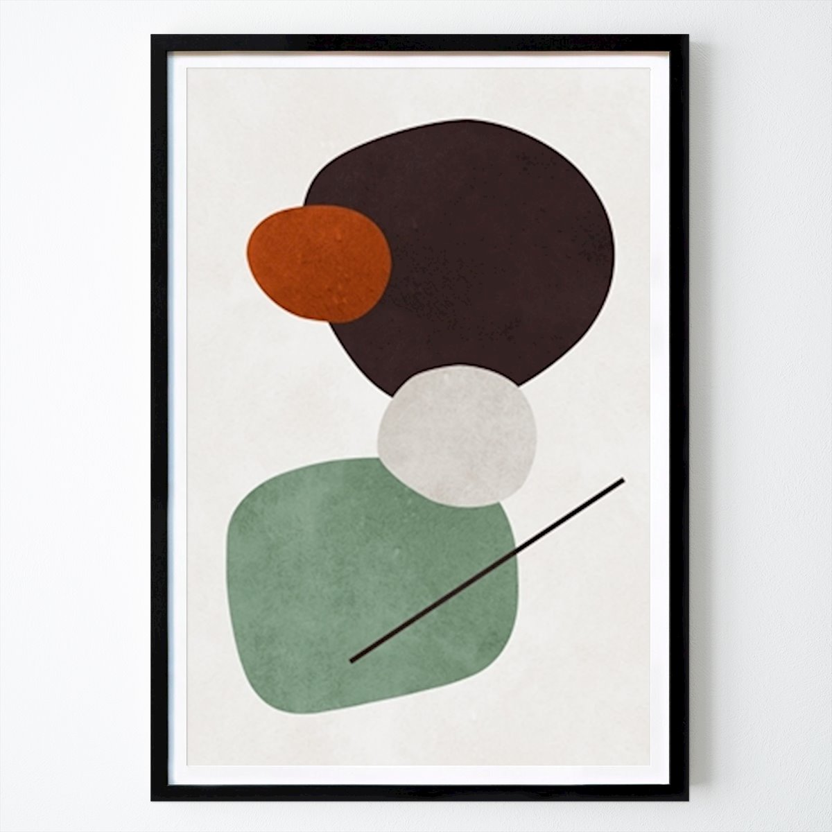 Abstract Poster: Shapes in balance 1 by Art Decor