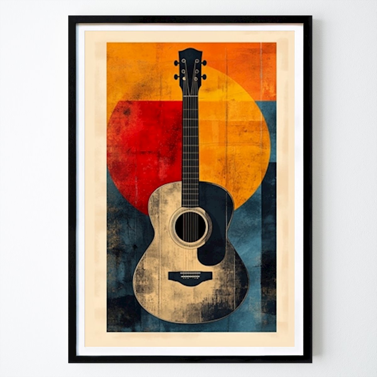 Musikk Plakat: Akustisk gitar av Aro mnzt