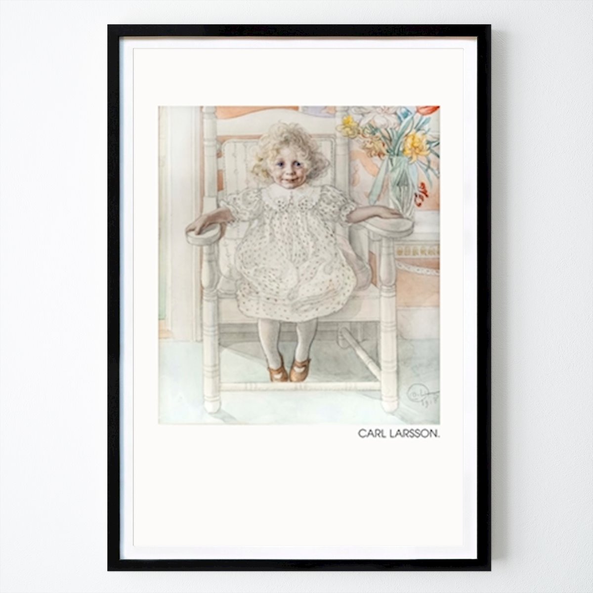 Kvety & Rastliny Plagát: Portrét Ingy Marie Thiel od Carl Larsson