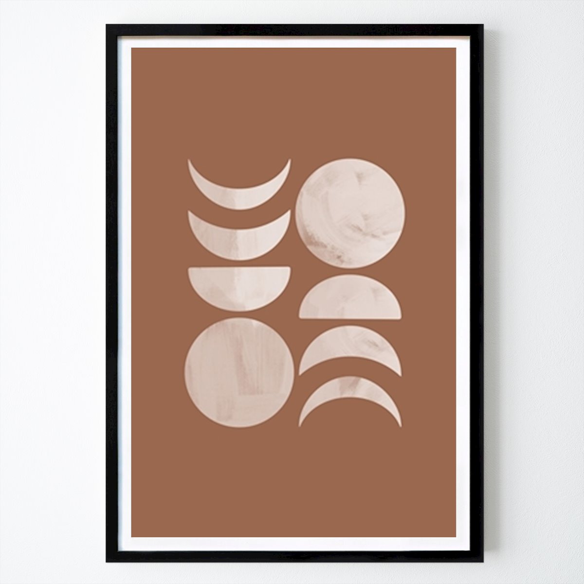 Abstracto Póster: Fases de la Luna de Melloi Art Prints