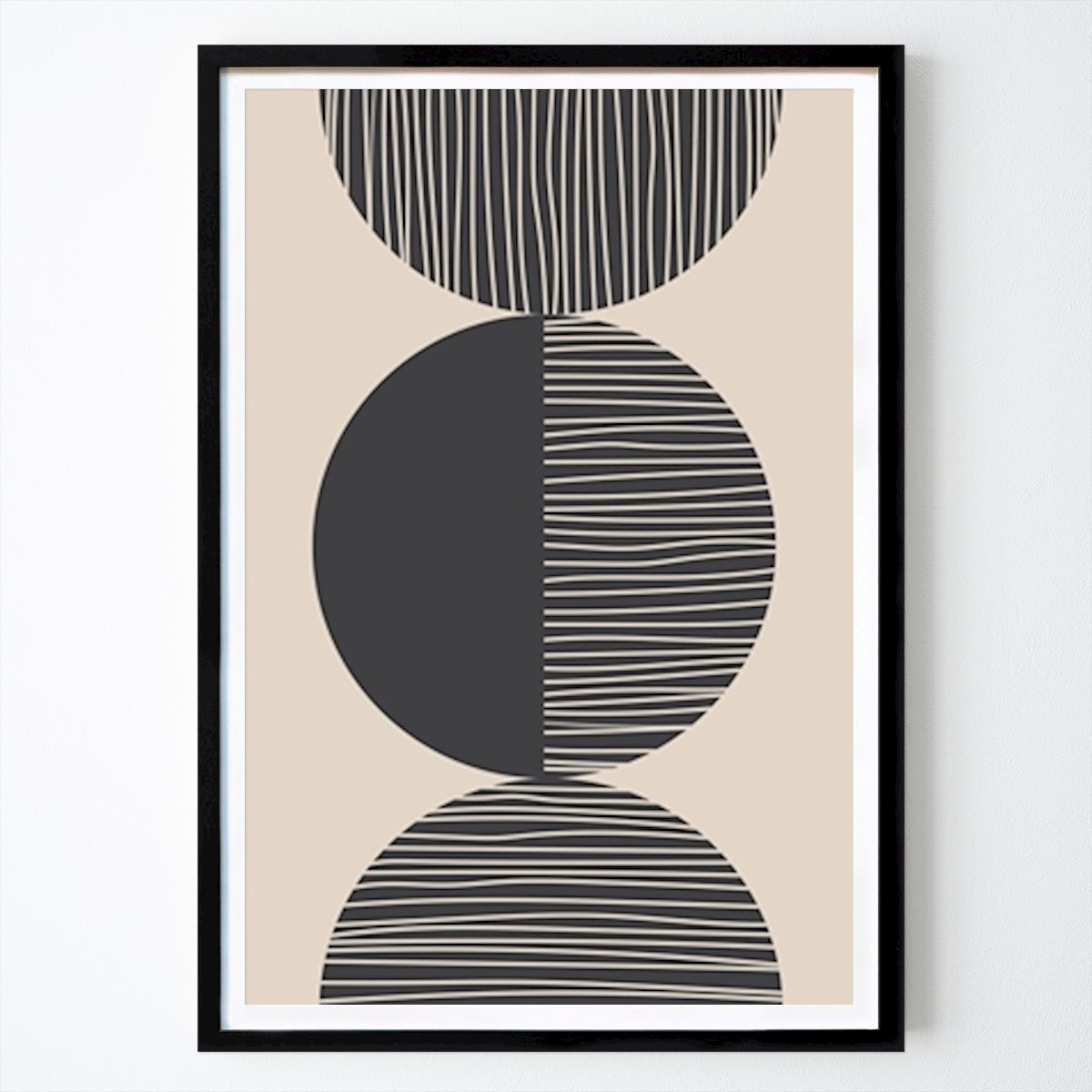 Abstracto Póster: Armonía geométrica de Melloi Art Prints
