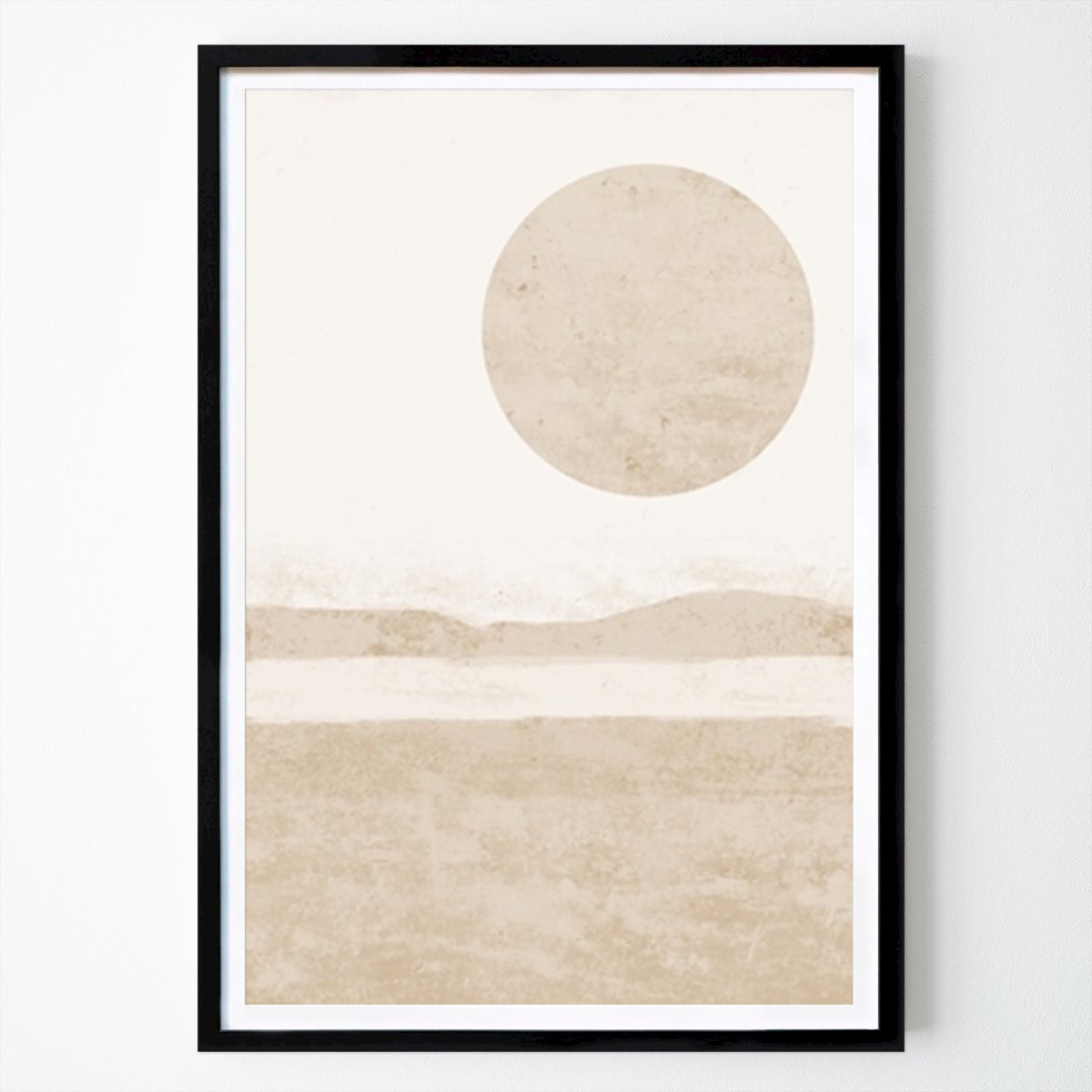 Abstracto Póster: Amanecer minimalista de Melloi Art Prints