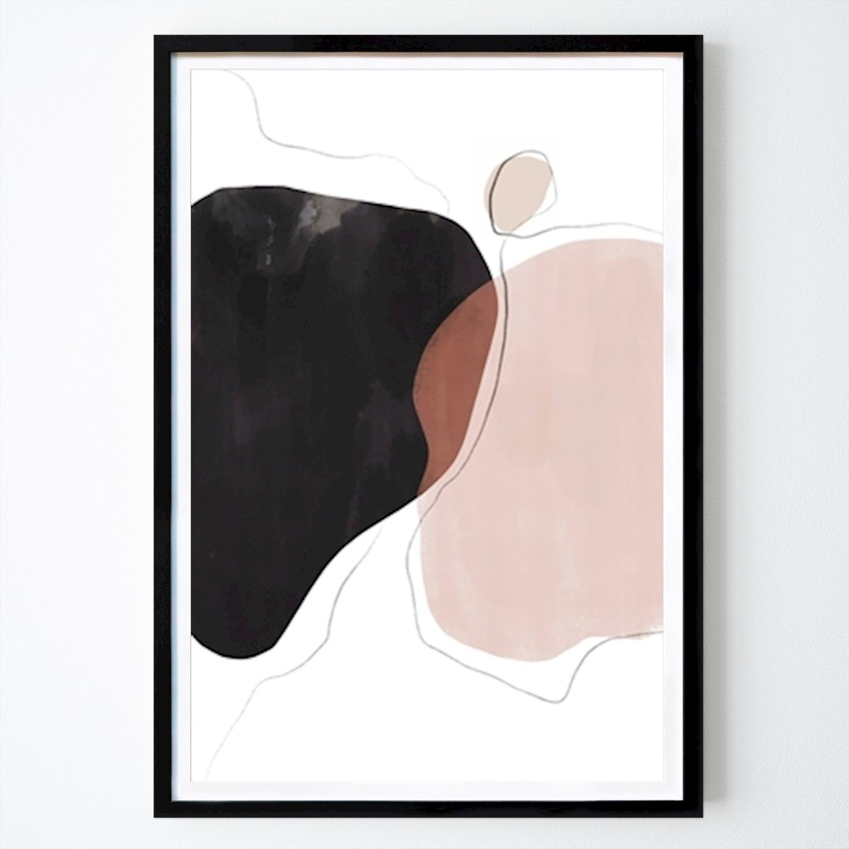 Abstracto Póster: Armonía abstracta de Melloi Art Prints
