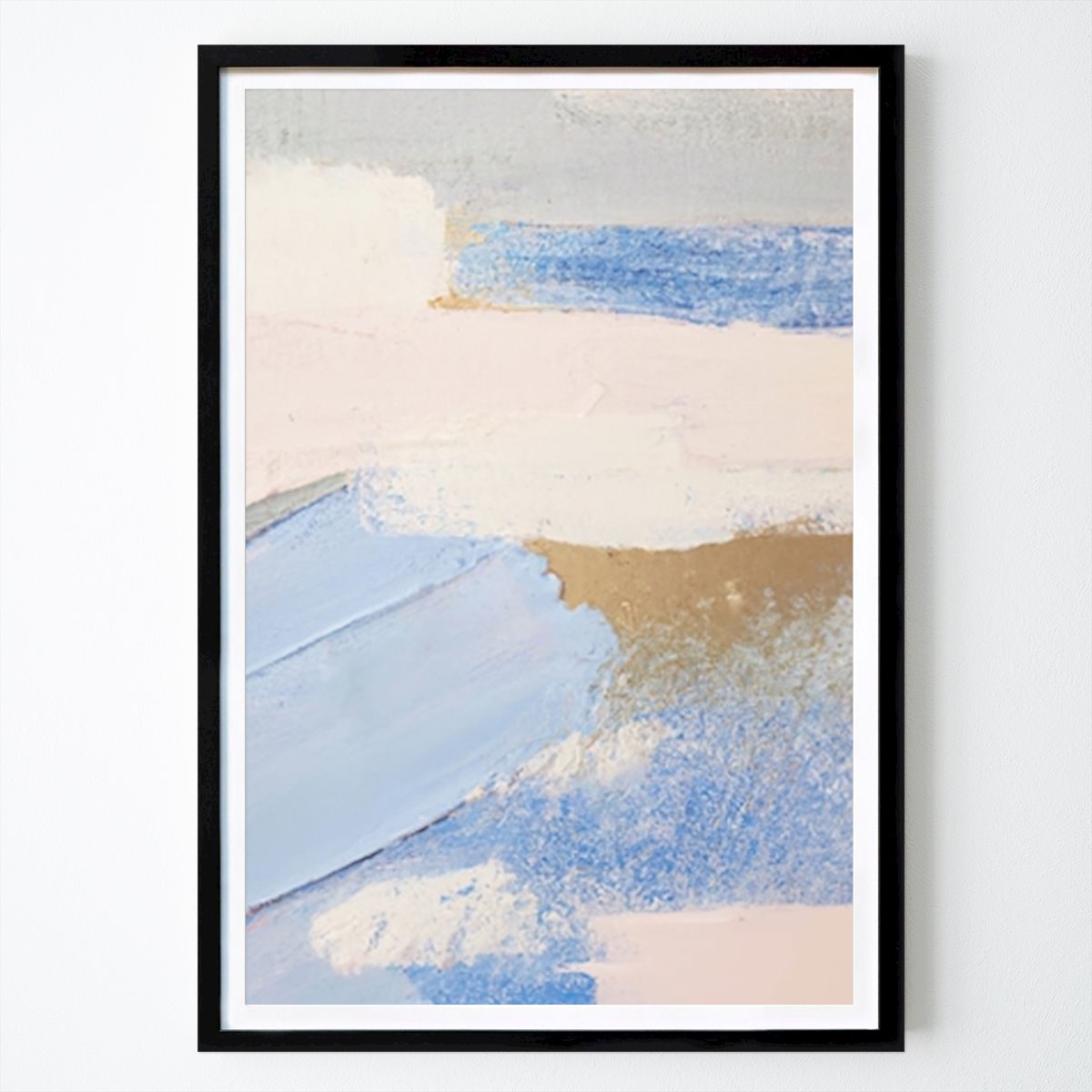 Abstracto Póster: Tonos oceánicos serenos de Melloi Art Prints