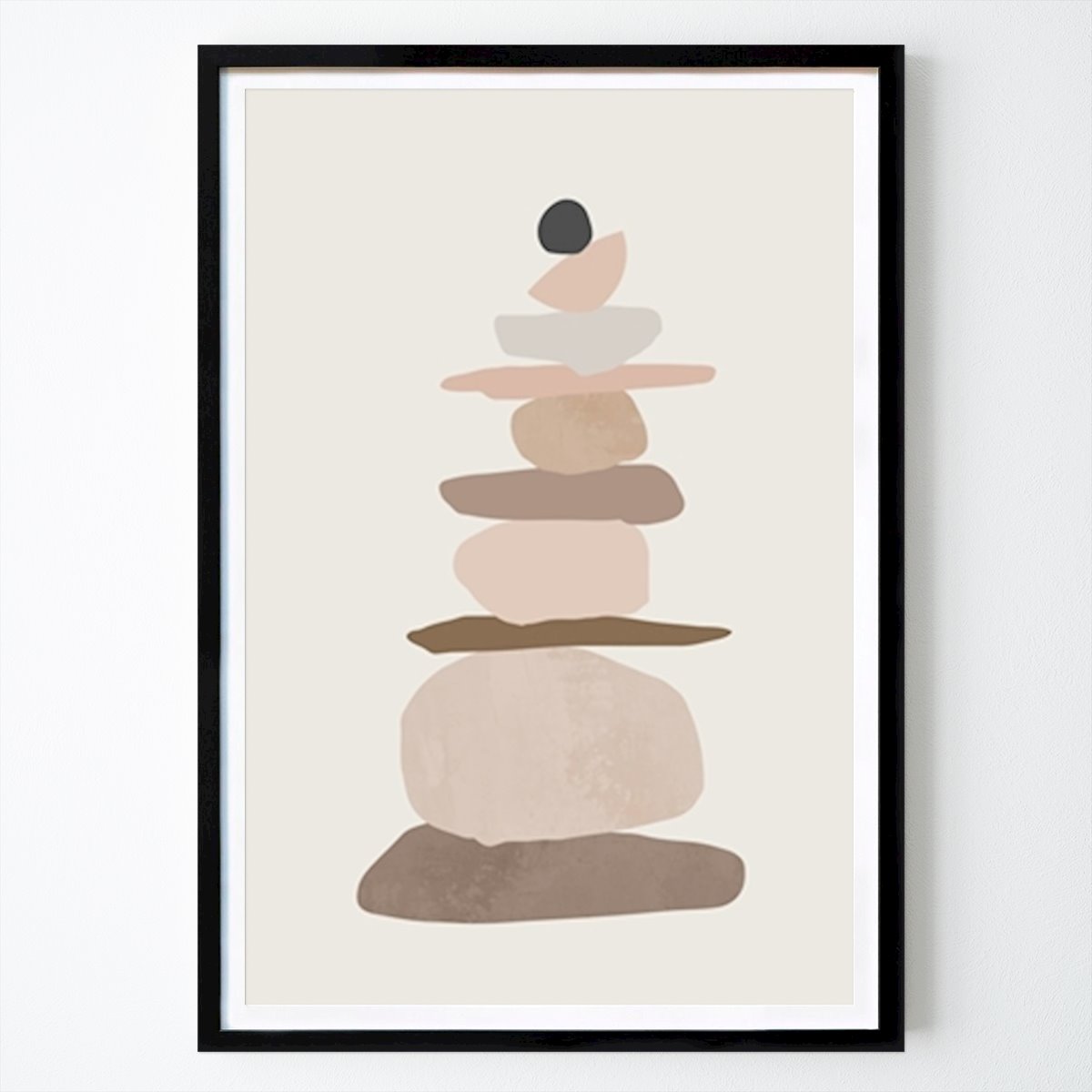Abstracto Póster: Serenidad equilibrada de Melloi Art Prints
