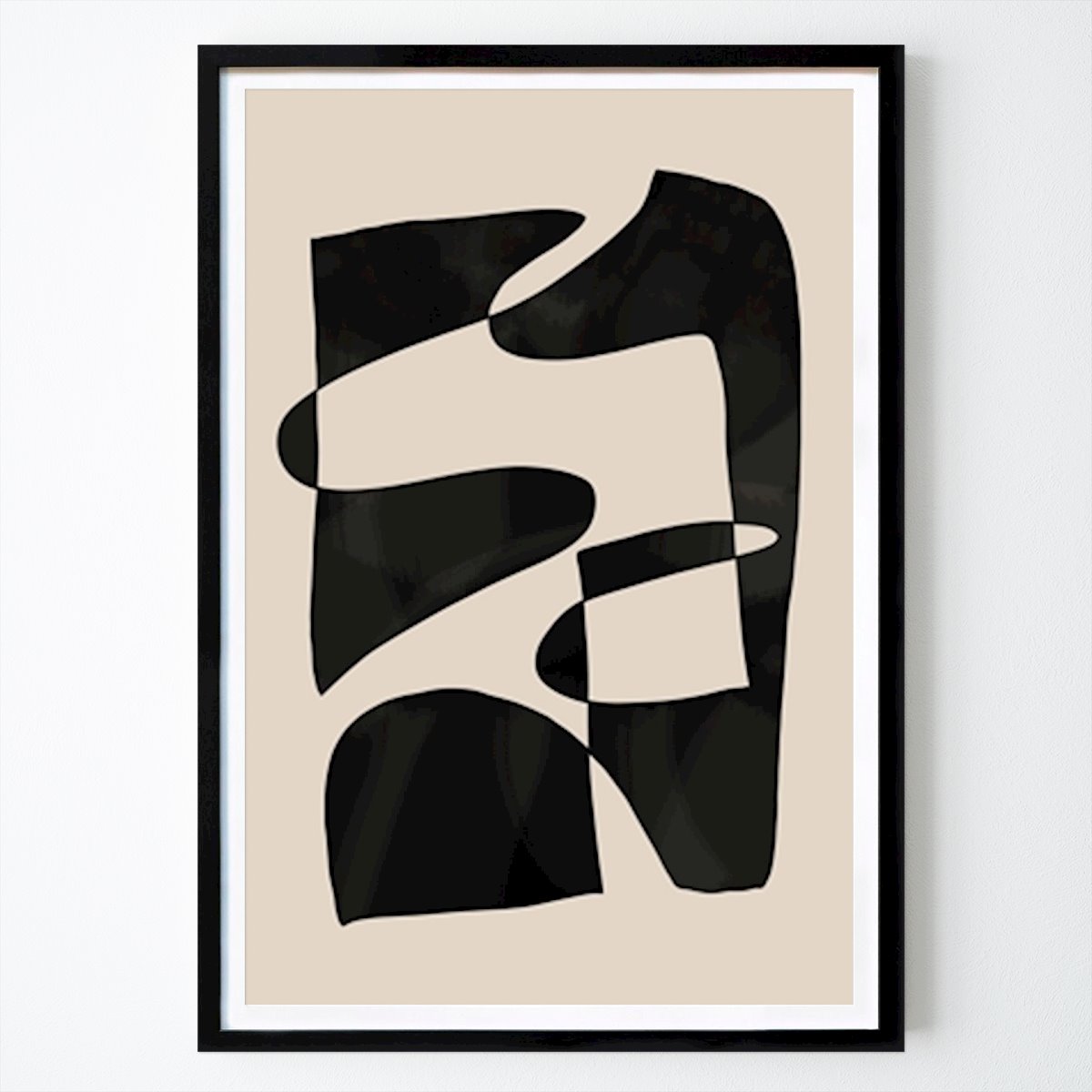 Abstracto Póster: Formas de flujo abstractas de Melloi Art Prints
