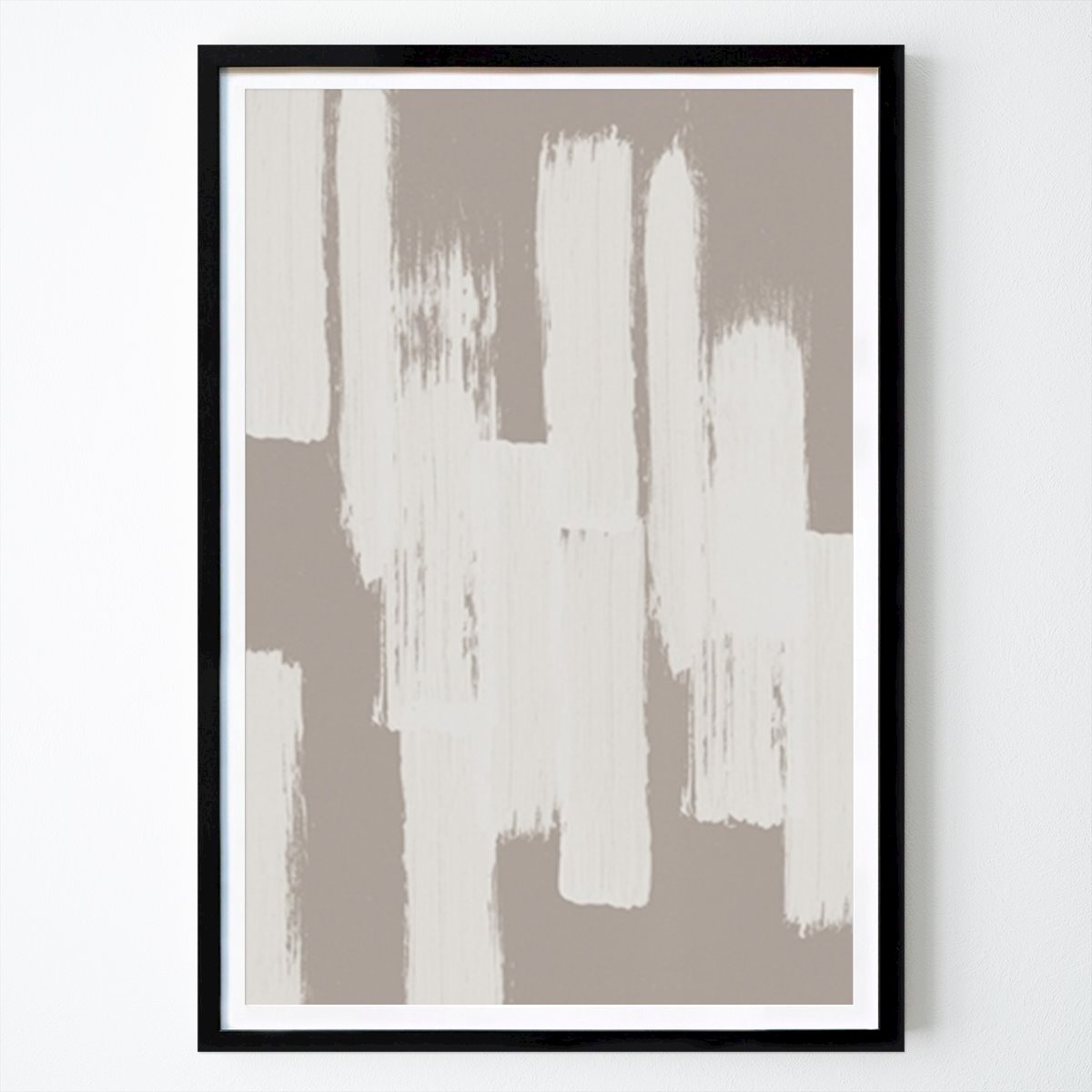 Abstracto Póster: Trazos de pincel abstractos de Melloi Art Prints