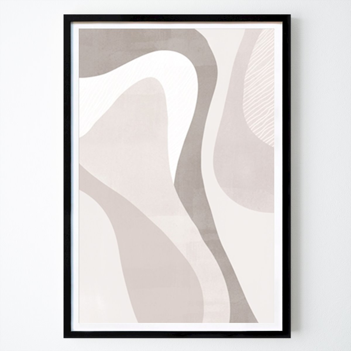Abstracto Póster: Líneas de flujo abstractas de Melloi Art Prints