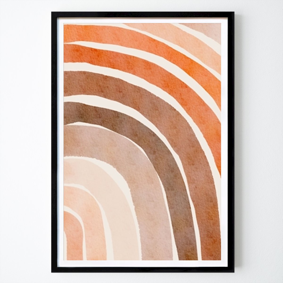 Abstrakcja Plakat: Ciepłe warstwy ziemi autorstwa Melloi Art Prints