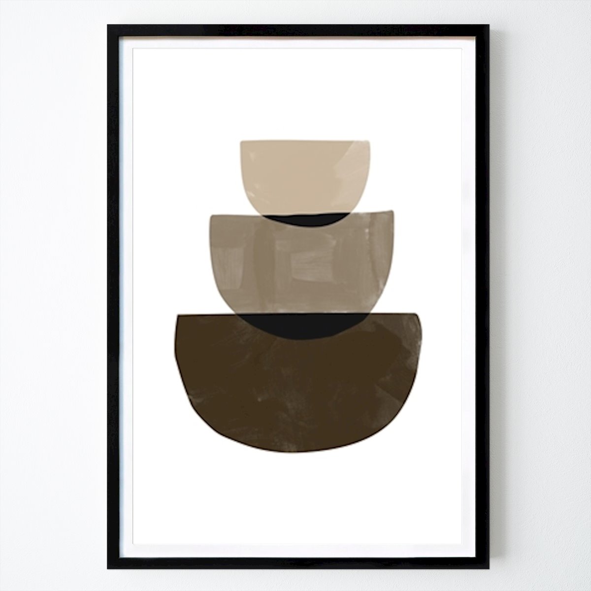 Abstracto Póster: Neutros apilados de Melloi Art Prints