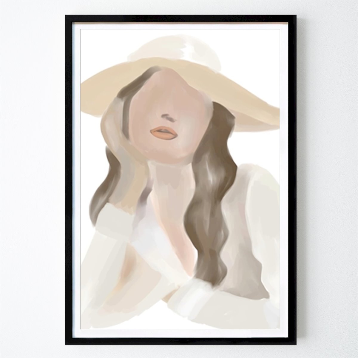 Gelassene Eleganz Poster von Melloi Art Prints – Abstraktes Wandbild – Printler