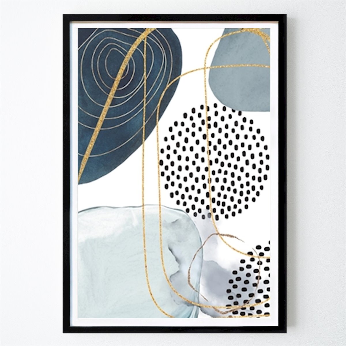 Abstract Poster: Abstract Harmony by Sally Ann Moss