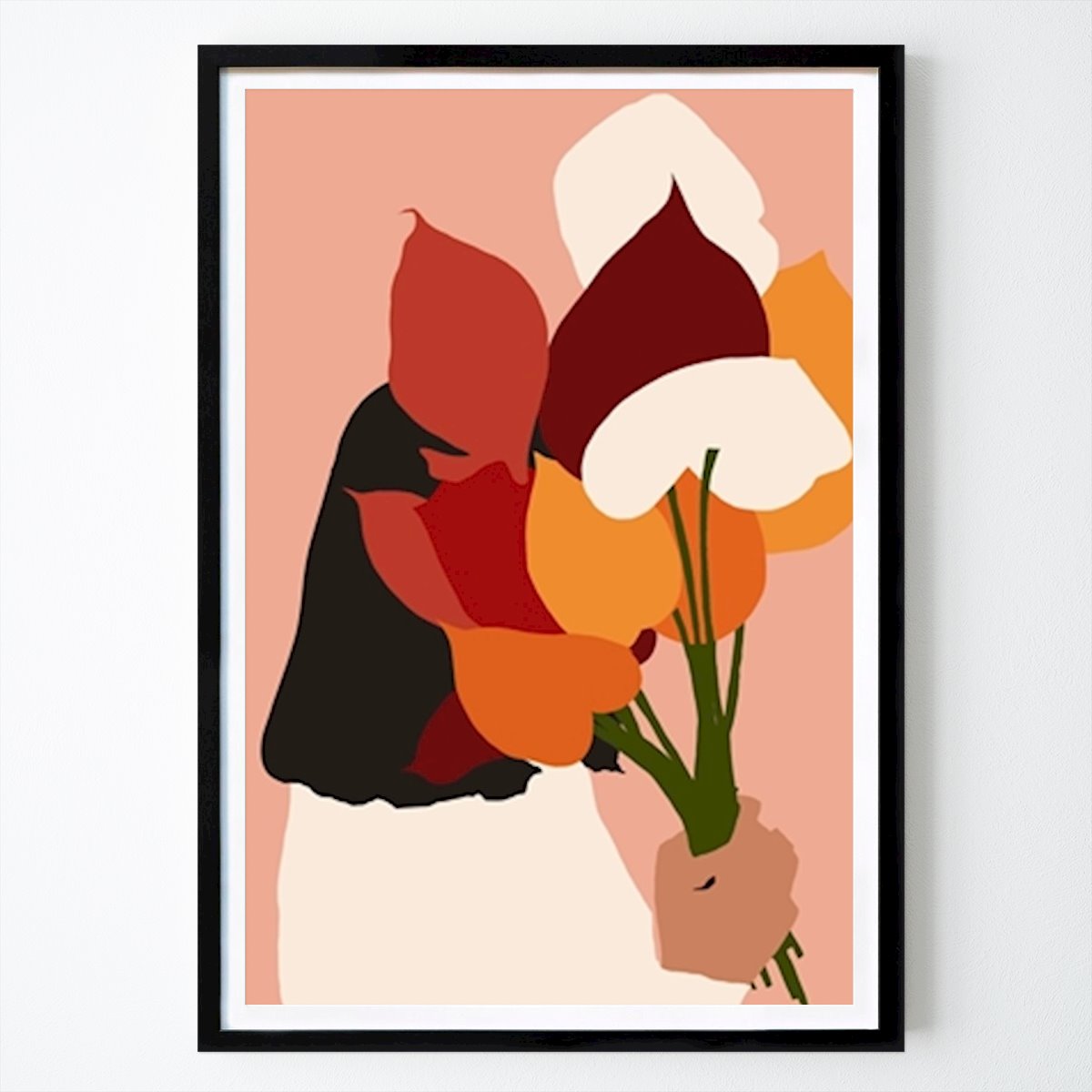 Abstrato Poster: Serenata de Calla Lily de Uma Gokhale