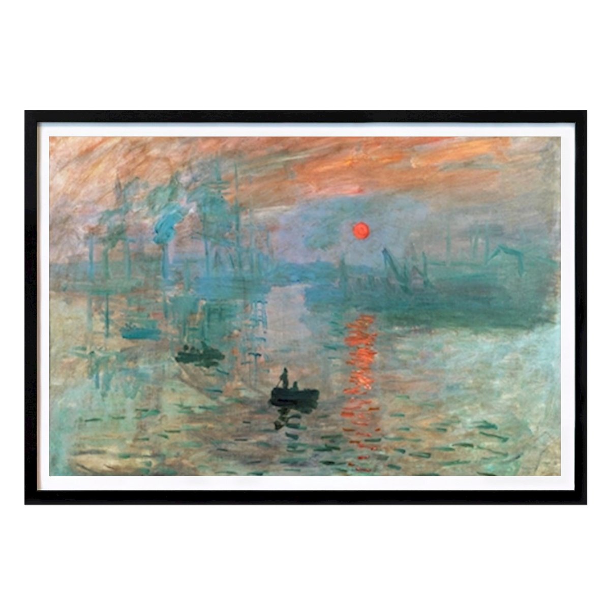 Nature Poster: Sunrise 1872 by Claude Monet