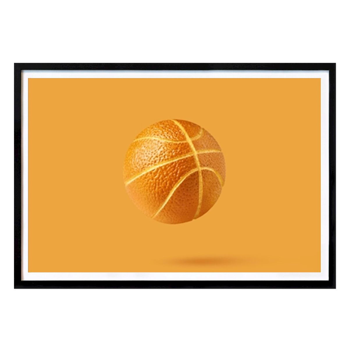 Basket Poster: Orange basketboll av Yaroslav Danylchenko