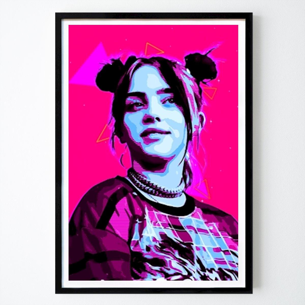 Pop Art Poster: Syile pop art billie eilish de Linggih art