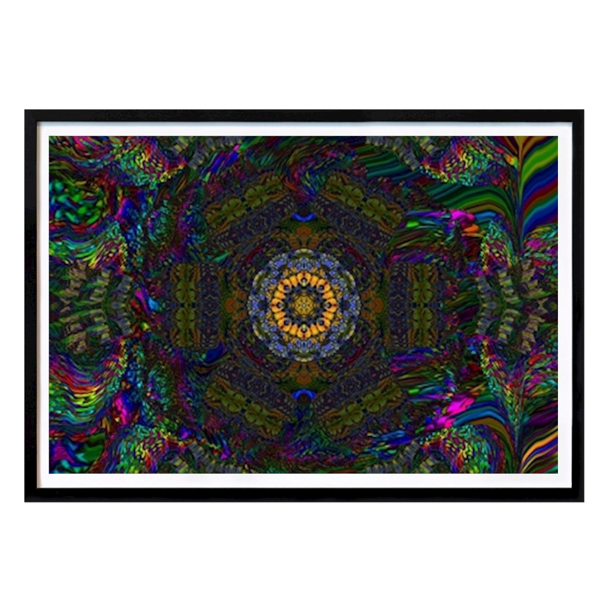 Villes & Pays Affiche: Dimensions géométriques #4 par Nikodem Jablonski