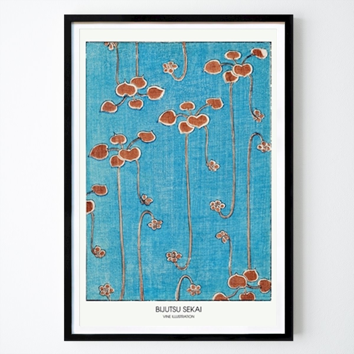 Retro & Vintage Poster: Sussurros de videira de Japanese Masters