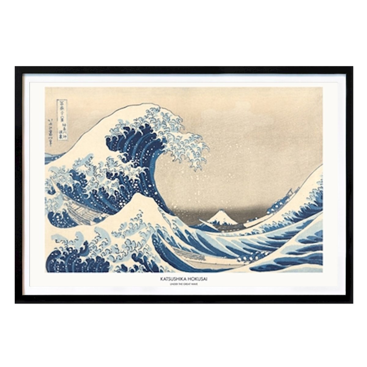 Nature Poster: Majestic Ocean Wave by Japanese Masters