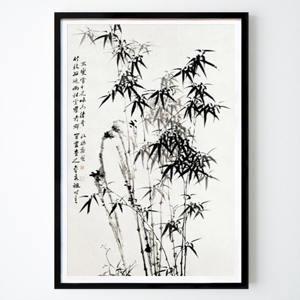 Blumen & Pflanzen Poster: Stille Bambus-Essenz von Japanese Masters