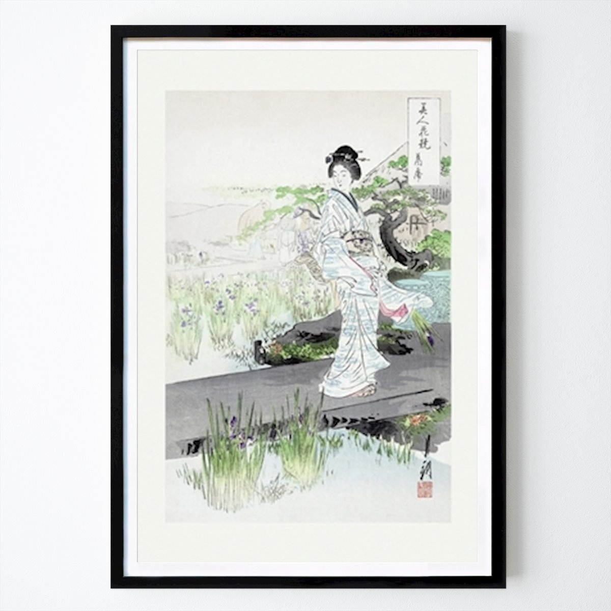 Cidades & Países Poster: Cena de passeio tranquilo de Japanese Masters