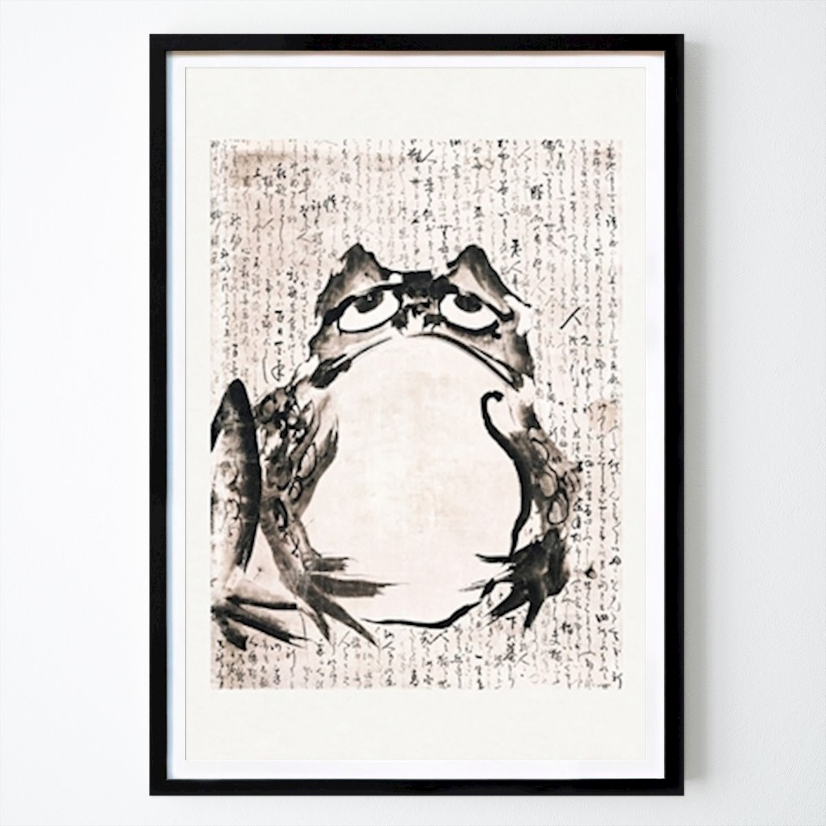 Illustration Poster: Japanese Frog(late 18th 19th ) by Japanese Masters