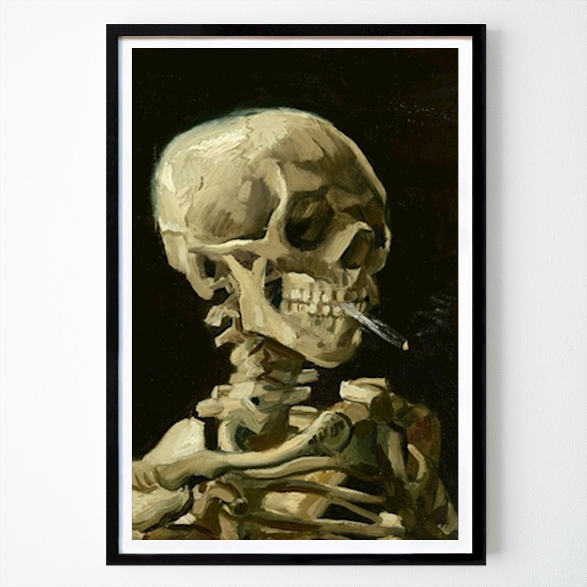 Lifestyle Poster: Rauchende Totenkopf-Stille von Vincent Van Gogh