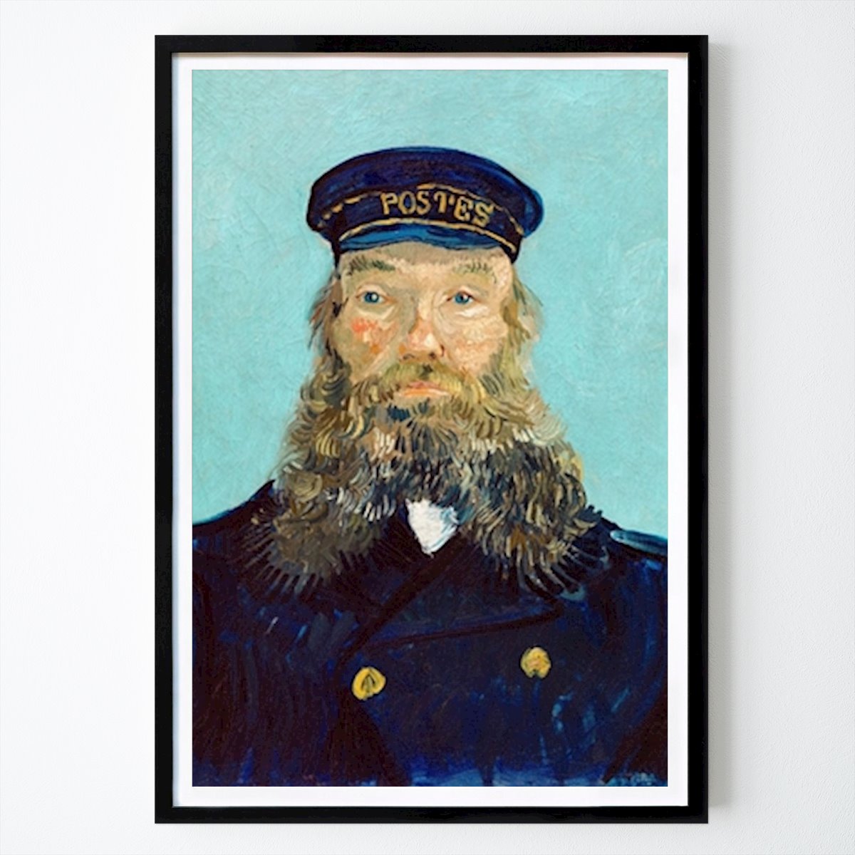 Människor & Porträtt Poster: Skäggig brevbärare av Vincent Van Gogh