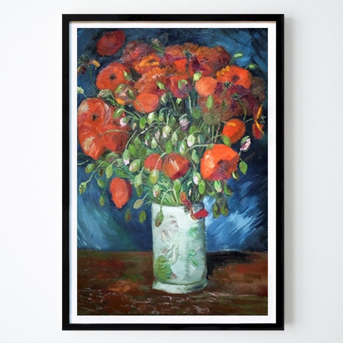 Retro & Vintage Poster: Vibrerande vallmo vas av Vincent Van Gogh