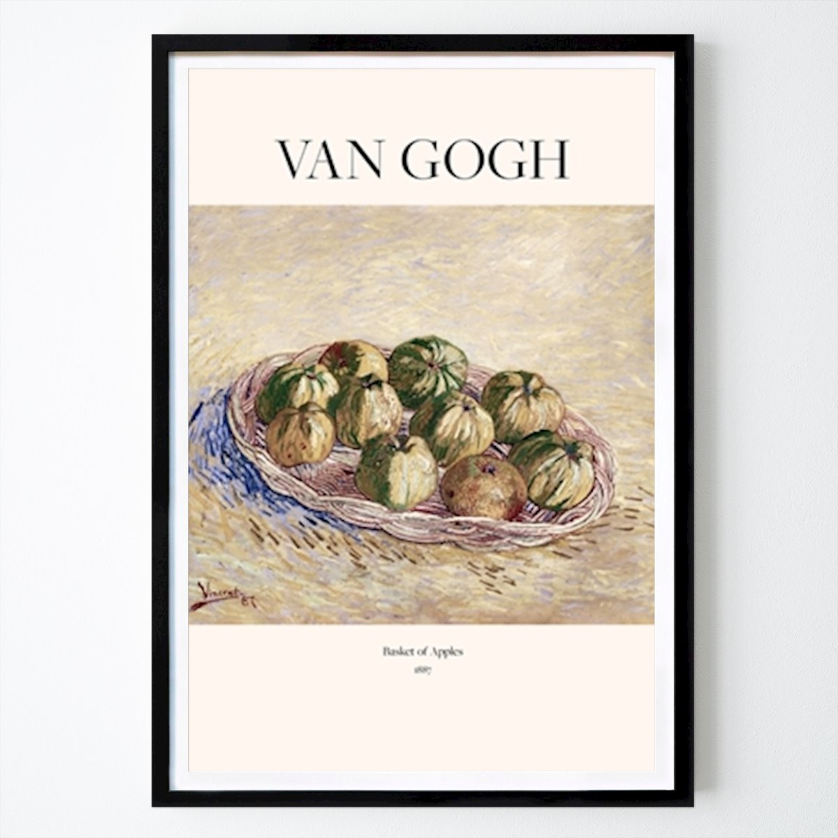 Arte Poster: Cesta de maçã de Vincent Van Gogh