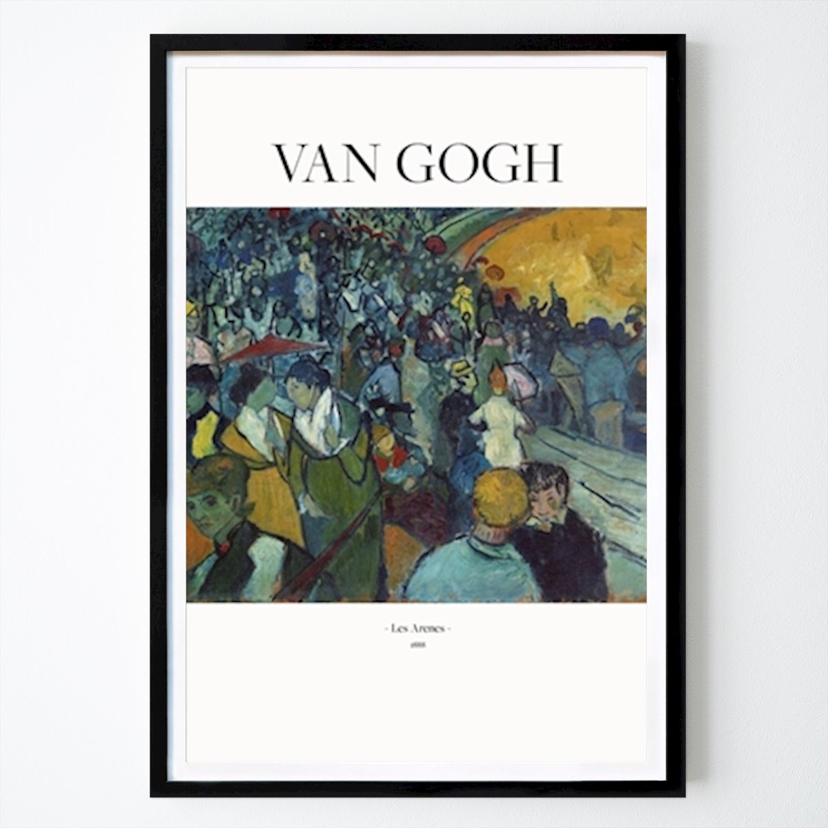 Lifestyle Poster: Bunte Massenszene von Vincent Van Gogh