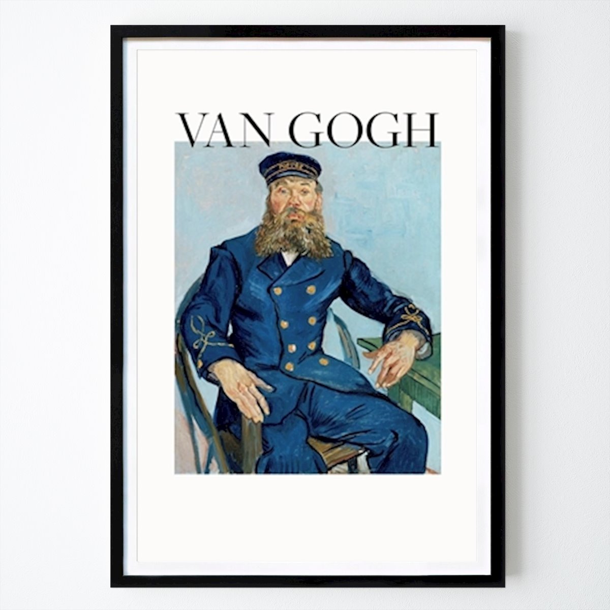 Kök Poster: Kaptenens porträtt av Vincent Van Gogh
