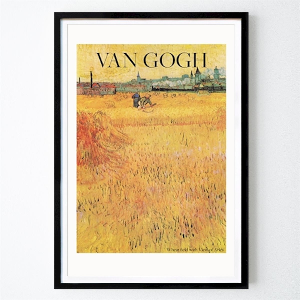Natura Poster: Scena del grano dorato di Vincent Van Gogh