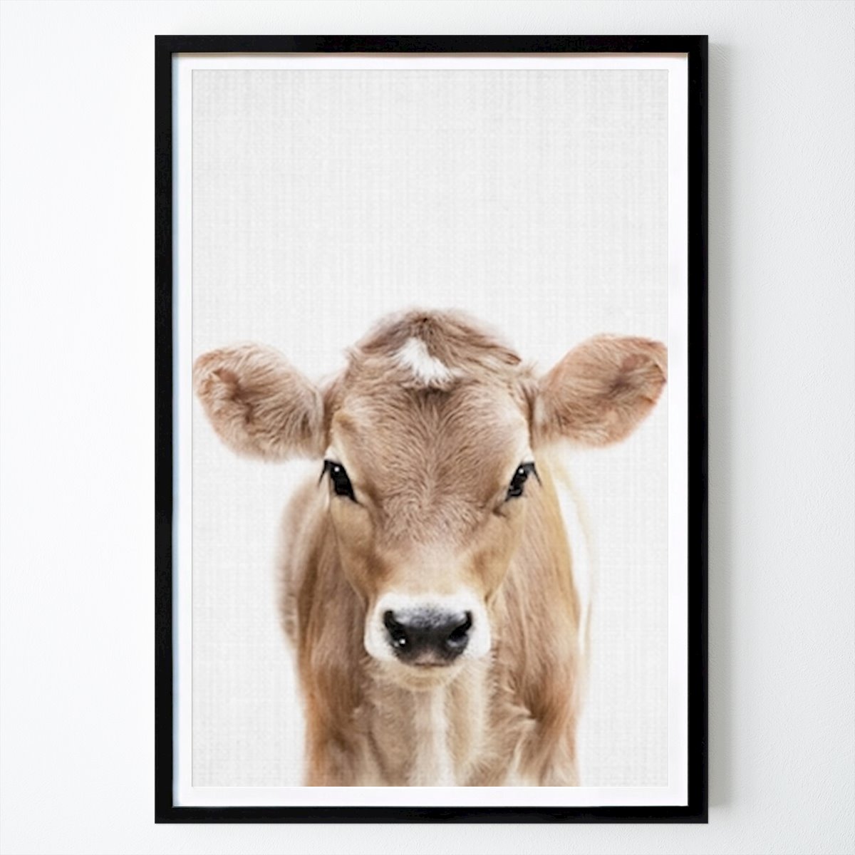 Illustration Poster: Gentle Calf Gaze by Lola Peacock