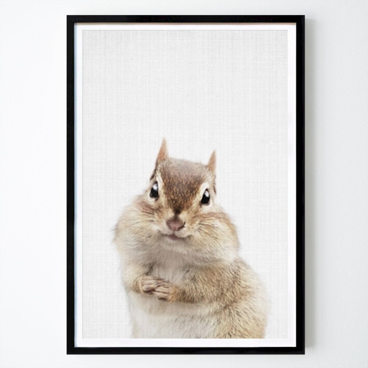 Kinder Poster: Frecher Streifenhörnchen-Charme von Lola Peacock