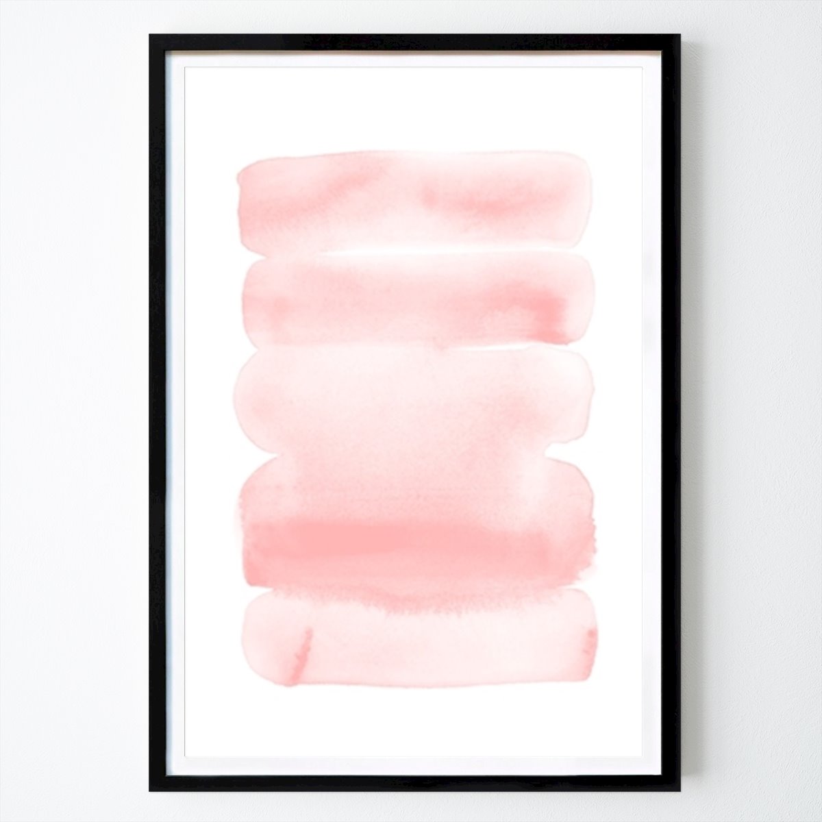 Abstract Poster: Blush Serenity by Lola Peacock