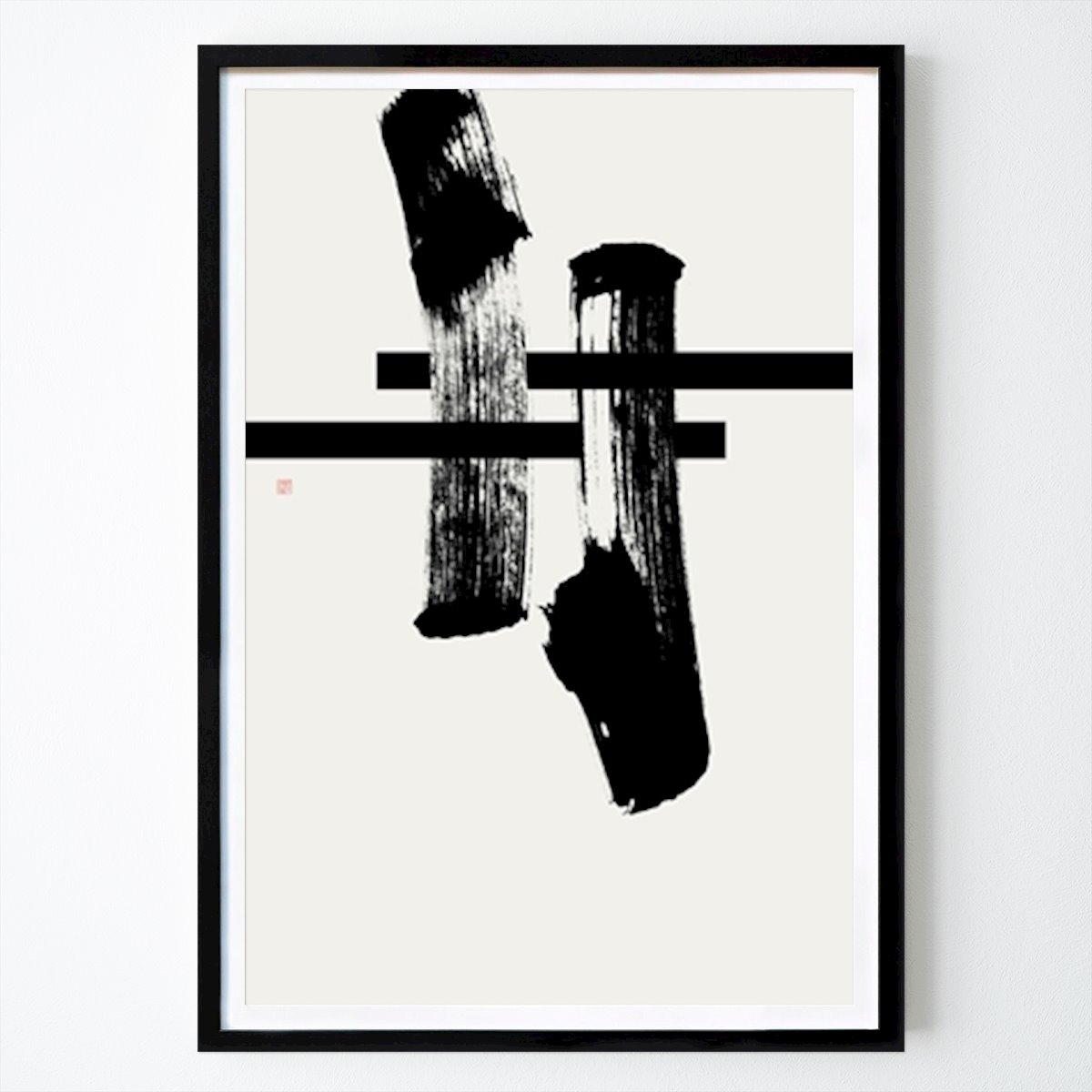 Abstrait Affiche: Coups de pinceau zen par Thoth Adan