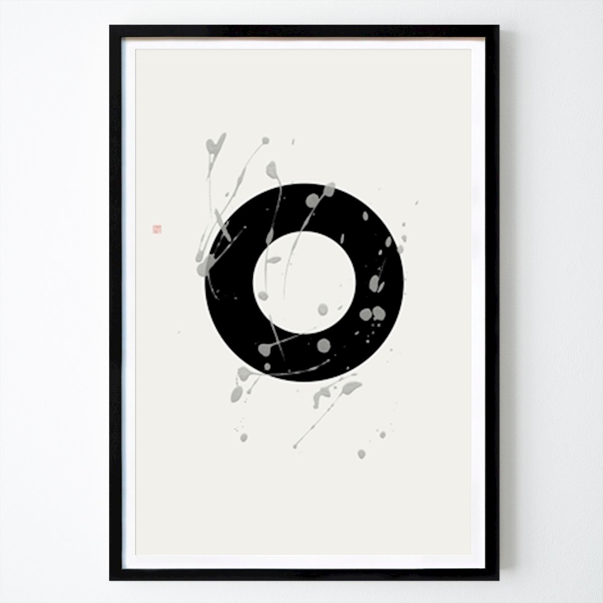 Abstrait Affiche: Éclat du cercle zen par Thoth Adan