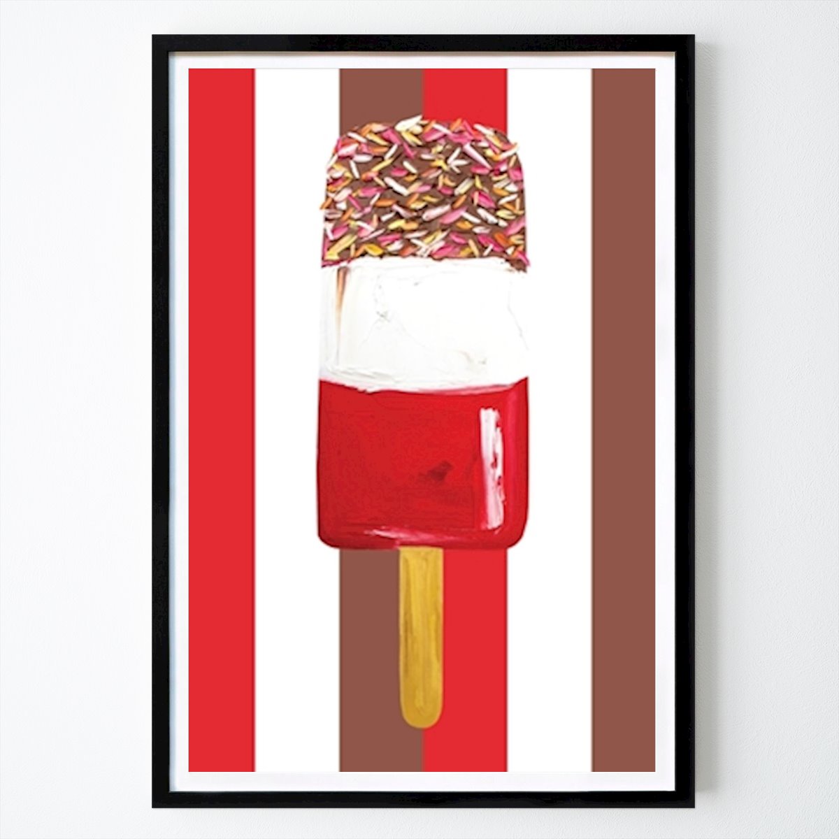Pop Art Poster: Sweet Delight Canvas by Alice Straker