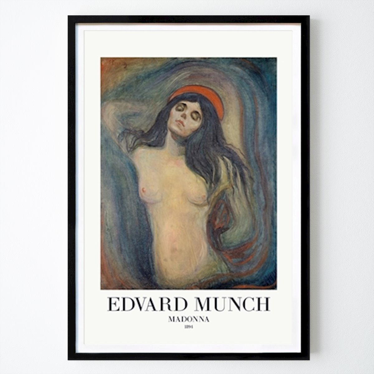 Stile di vita Poster: Madonna 1894 di Edvard Munch