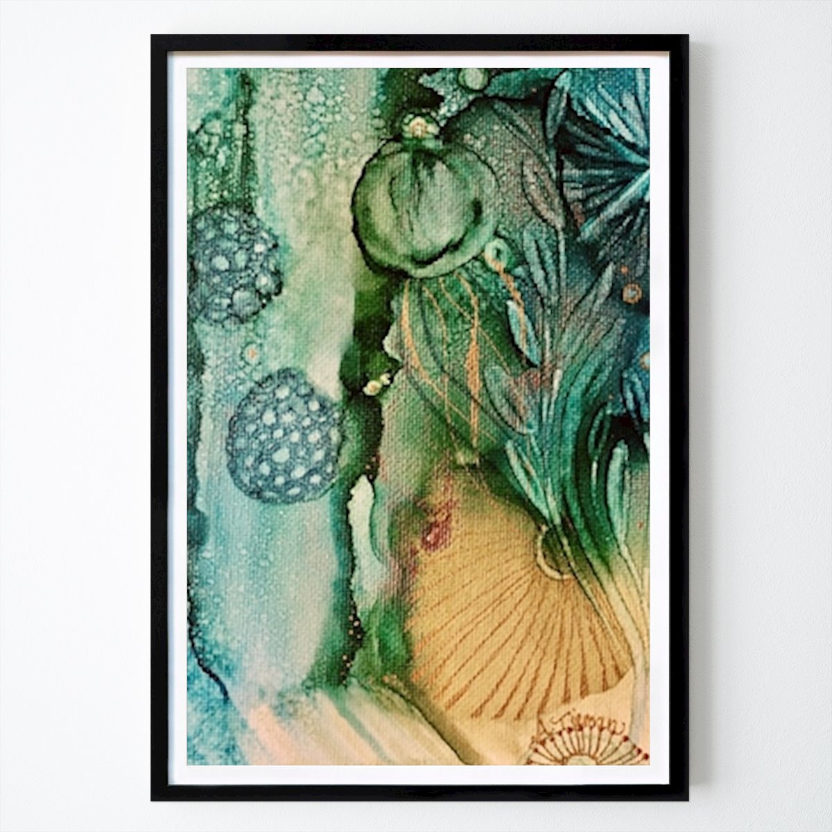 Abstrakt Poster: Nyckfull Ocean Dream av Amy Tieman