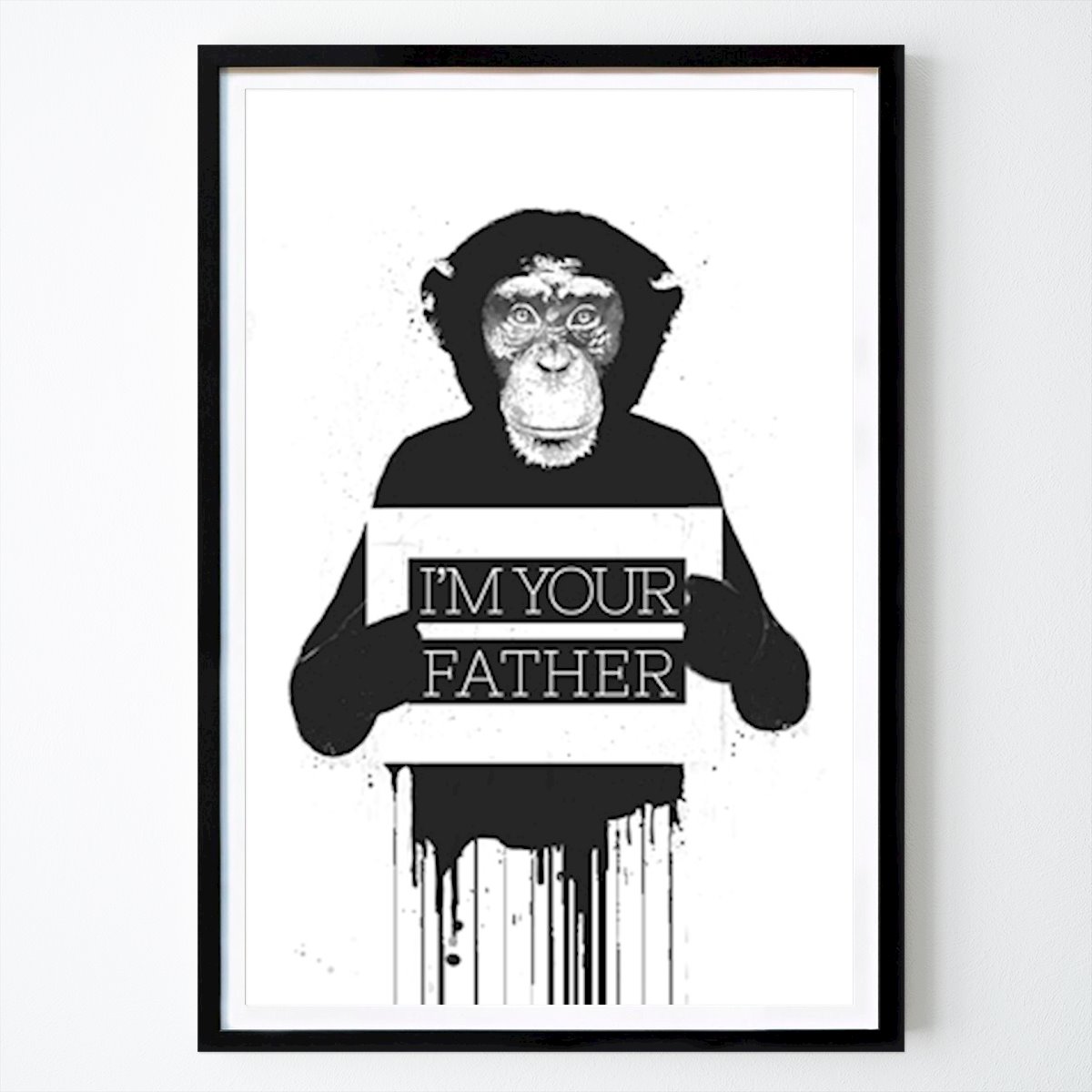 Pop Art Poster: Primate Confession by Balazs Solti